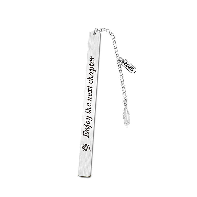 Custom Metal Bookmark W/ Tassel For Teachers, Students, Book Lovers