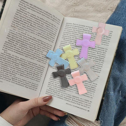 PU Magnetic Bookmark Book Page Clip