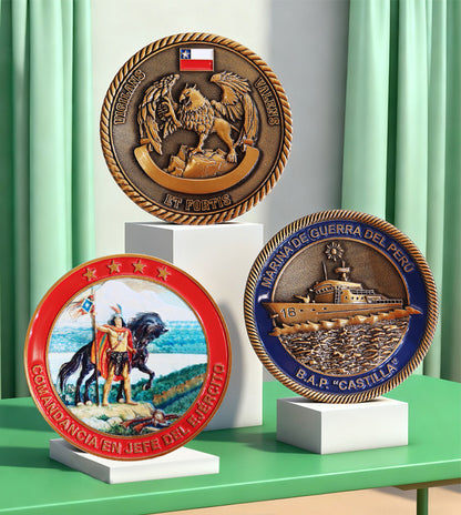 1.8" Fully Customized Metal Challenge Coin Round Commemorative Coins