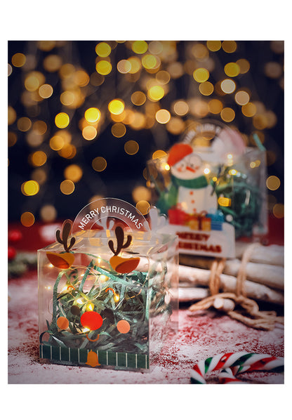 Christmas Candy Box Plastic Clear Gift Boxes
