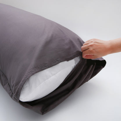 20 x 54" Premium Square Cotton Throw Pillowcase Body Size Pillow Cover - Envelope Closure