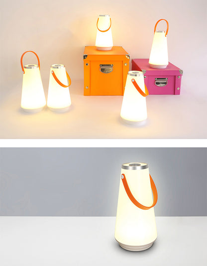 Touch Sensor LED Night Light Outdoor Camping Lamp With Handle