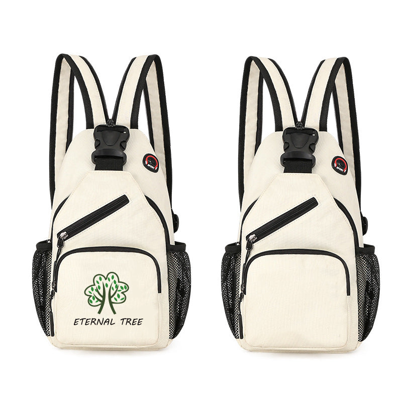 Oxford Sling Bag Chest Bag Shoulder Backpack Crossbody Bag For Men Women And Students