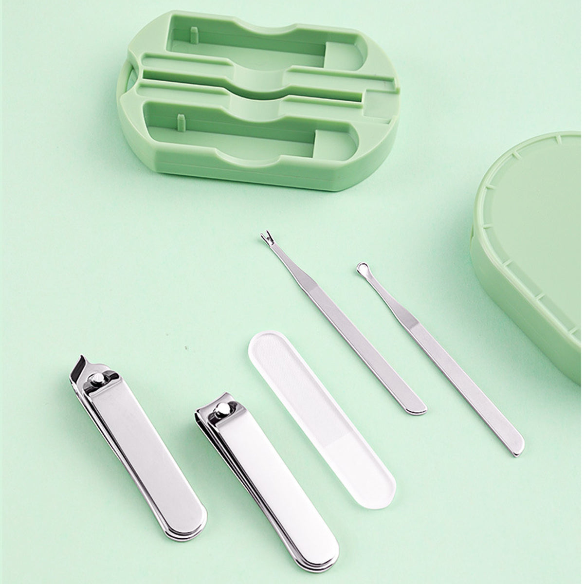 5" 1 Manicure Set Pedicure Sets with Storage Case