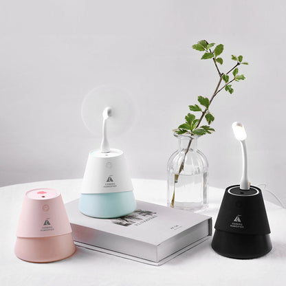 Volcanic Mini Air Humidifier w/Fan & Light