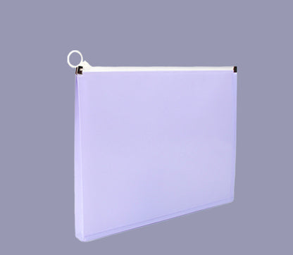 Colorful Zip Plastic Envelopes A5 Zipper Document Folder Letter File Folders Expanding Envelope