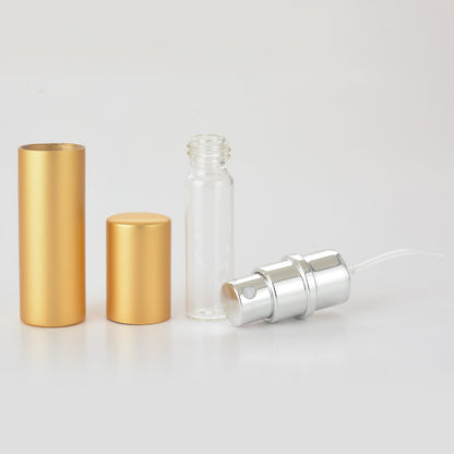 5ml Portable Mini Refillable Perfume Atomizer Perfume Spray Bottle Scent Pump Case
