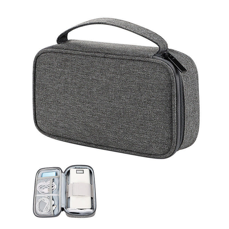 Electronic Accessories Organizer Travel Cable Organizer Bag Pouch (Medium Size)