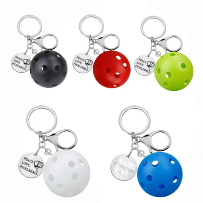 Mini Pickleball Keychain Luggage Tags