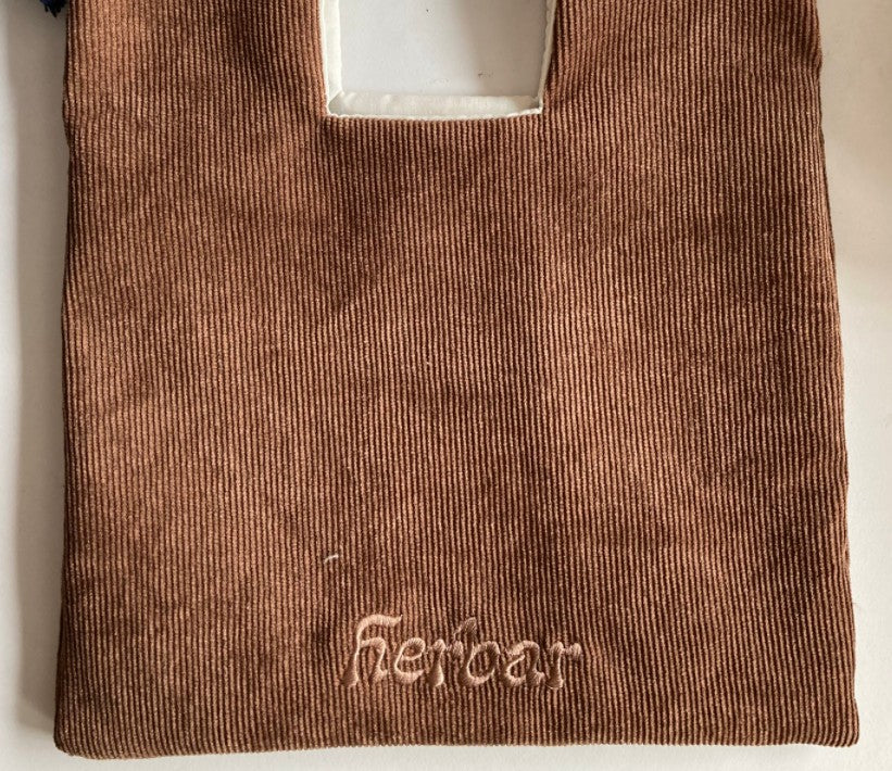 Corduroy Wrist Bag