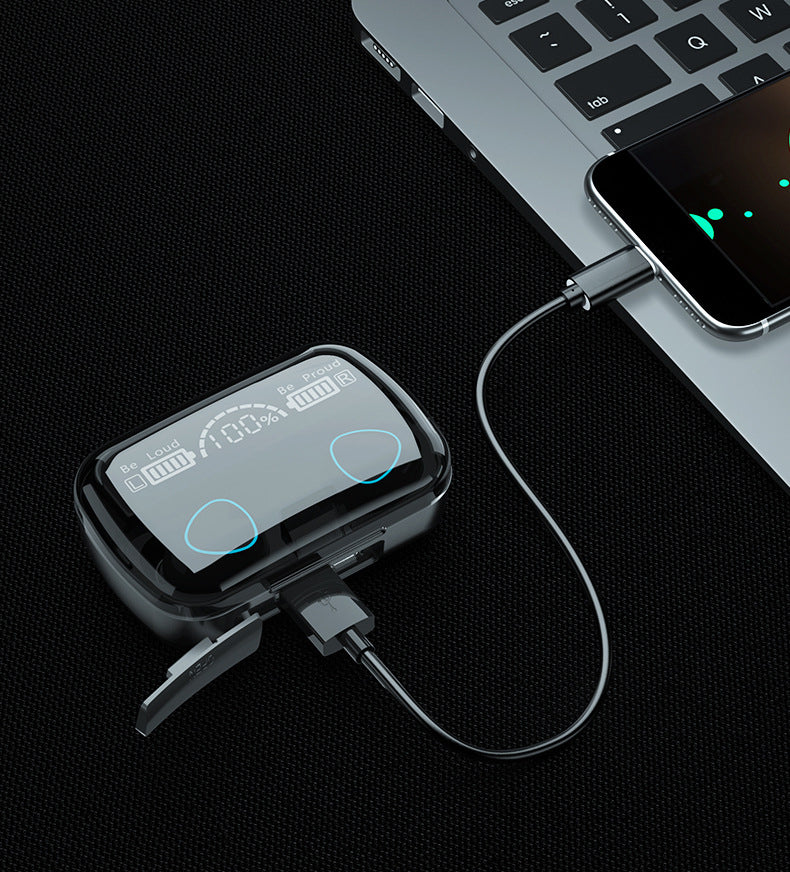 TWS Earbuds W/600 mAh Power Bank