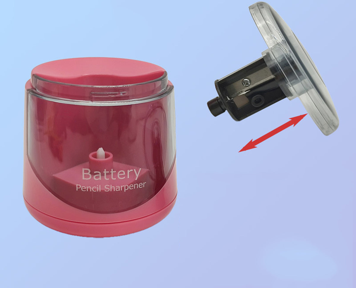 Battery-Powered Portable Electric Pencil Sharpener