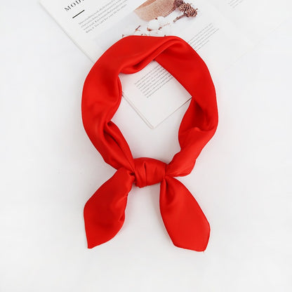 28" x 28" Red Square Scarf Neck Scarves Kerchief Neckerchief Handbags Wrap Scarf #56