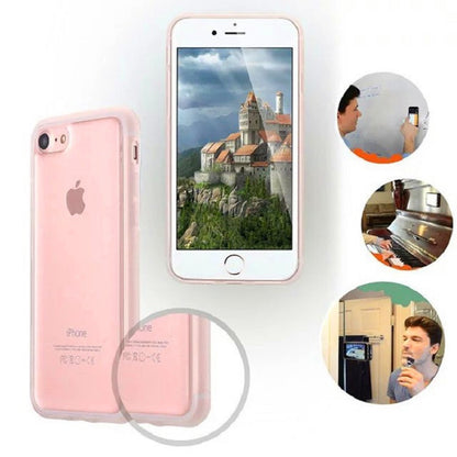Anti Gravity Transparent Silicone Phone Case