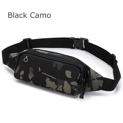 Multi Functional Outdoor Sports Water Resistant Oxford Camouflage Fanny Pack
