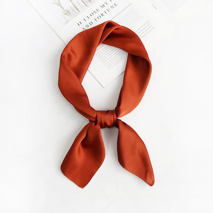 28" x 28" Caramel Scarf Neck Scarves Kerchief Neckerchief Handbags Wrap Scarf #64