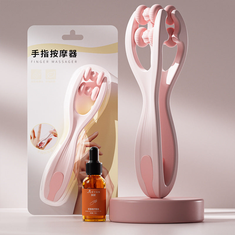 Finger Massager, Finger Roller,Handheld Finger Massage Tool for Blood Circulation and Stress Relief