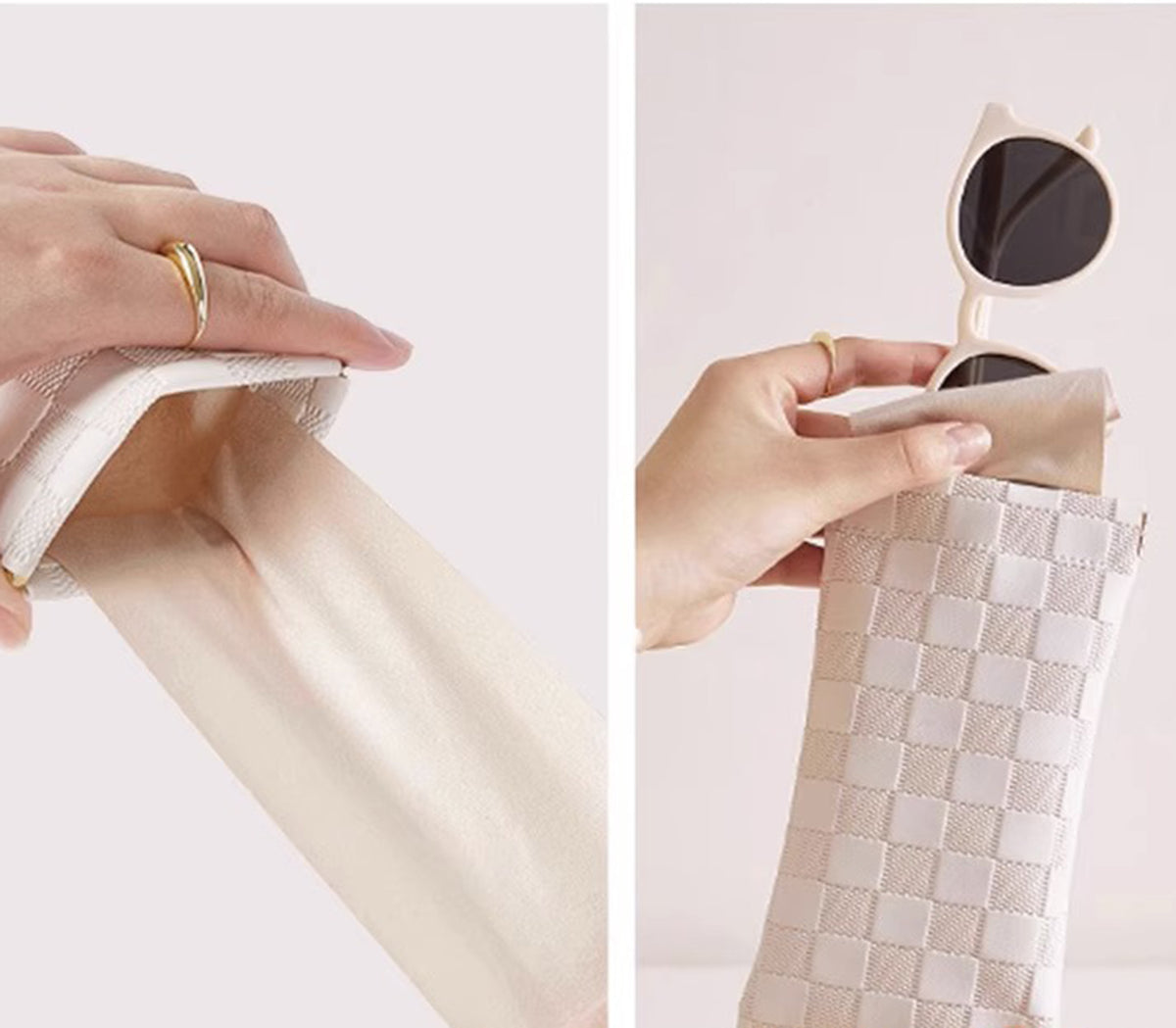 Portable Sunglass Organizer Bag