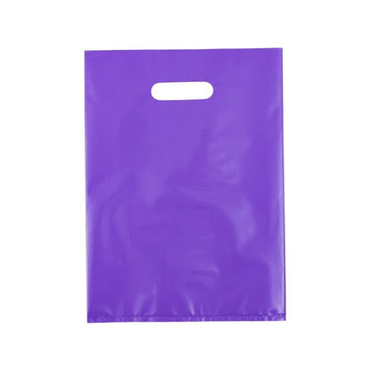 10"x15" 2.4mil Merchandise Bag W/ Die Cut Handle for Boutique Bag Shopping Clothes Packaging Bag