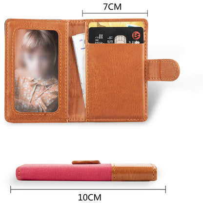 Stick-on Phone Wallet, Slim Expandable Credit Card Pocket