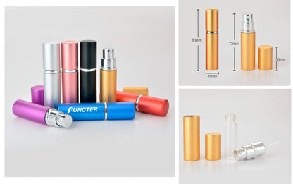 5ml Portable Mini Refillable Perfume Atomizer Perfume Spray Bottle Scent Pump Case
