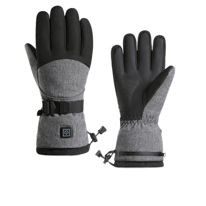 Three-stage Heating Function Waterproof Windproof Warm Gloves For Skiing And Cycling