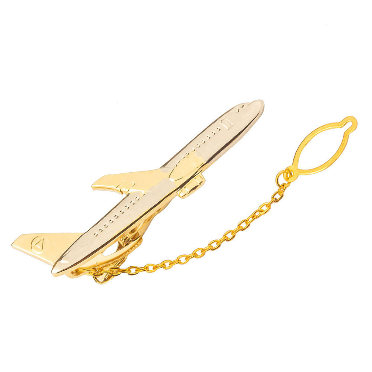 Metal AirPlane Tie Clip Tie Bar for Men