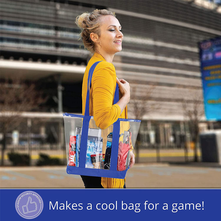 Clear PVC Shopping Bag Single Shoulder Bag Tote Bag