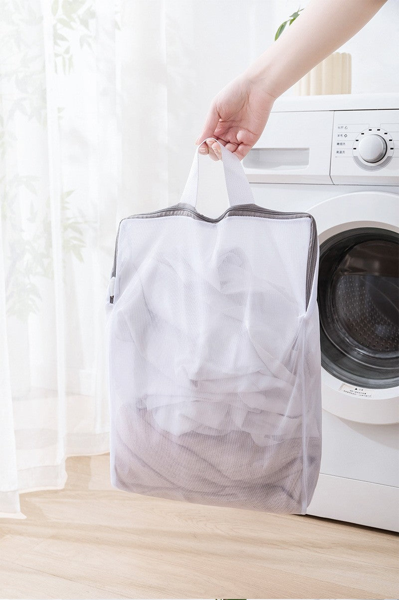 8x12" Portable Coarse Mesh Laundry Bags Laundry Wash Bags for Delicates-Woven Label