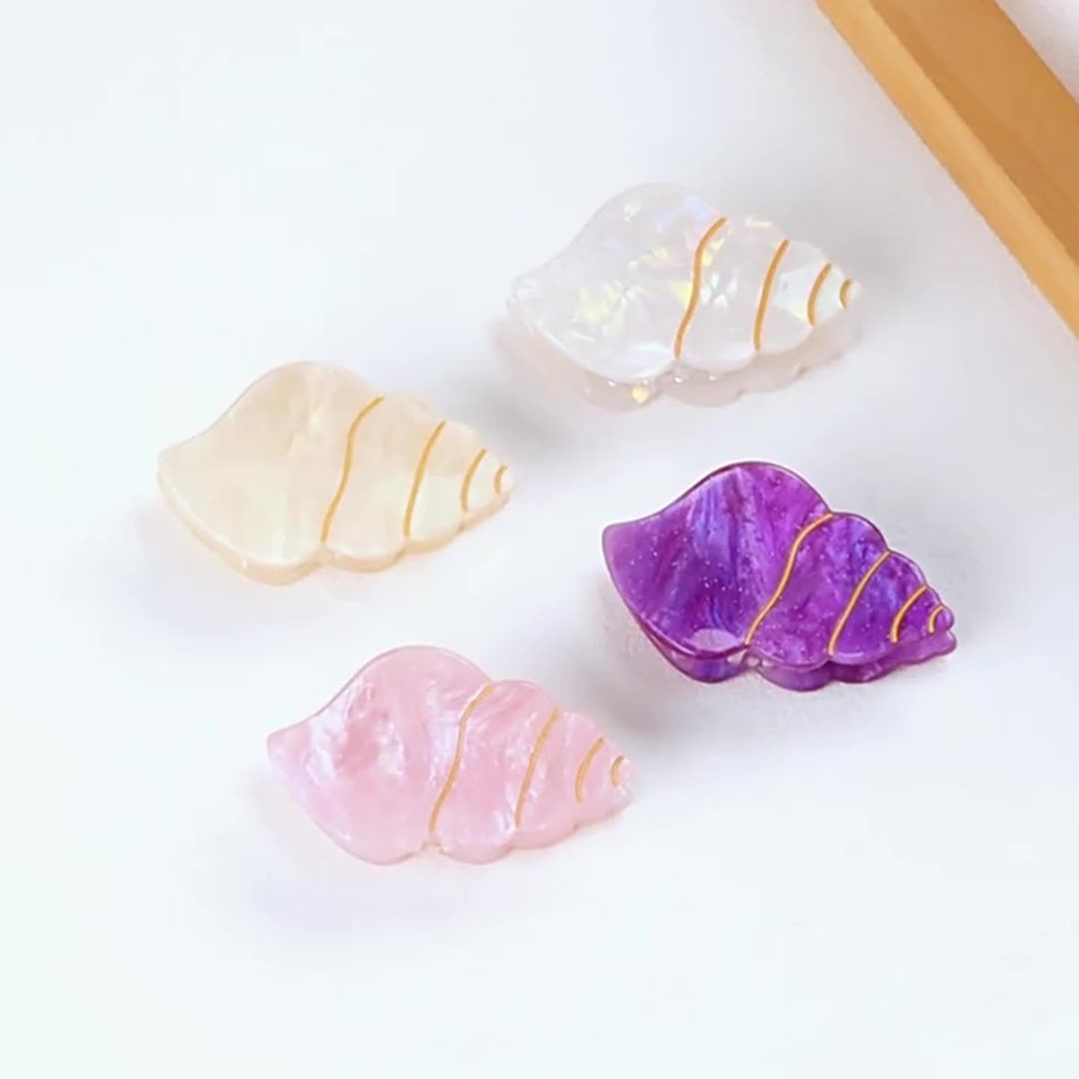 2.52" Conch Shape Hair Claw Clips