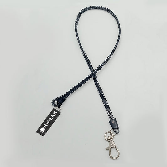 Bulldog Buckle Small Zipper Style Lanyard