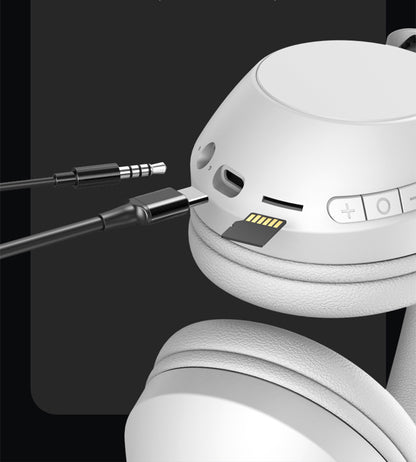Wireless Headset Over Ear Stereo Headphone With Microphone For Gaming Entertainment