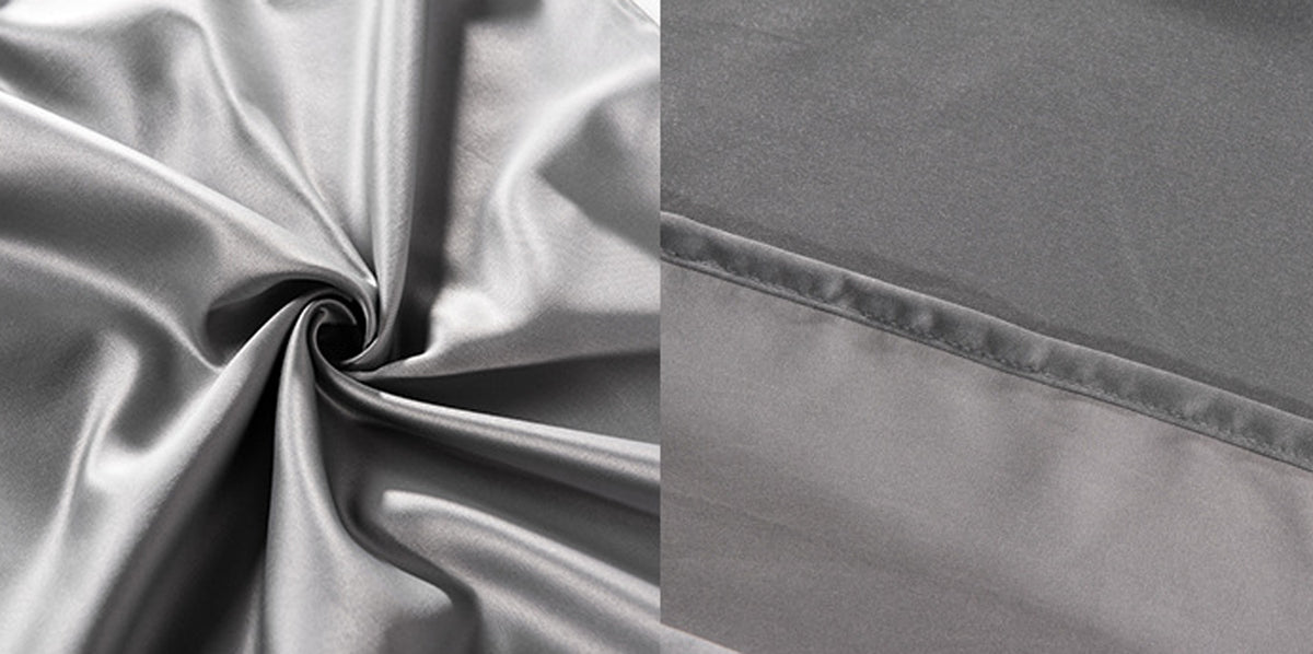 Full Printed 20 x 36" Premium Square Satin Silk Throw Pillowcase - Envelope Closure