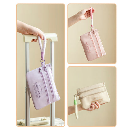 Portable Document Storage Bag Waterproof Family Travel Passport Bag