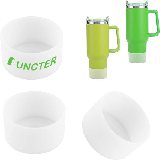 Transparent Silicone Heat-Insulating Cup Sleeve 3.5" Diameter