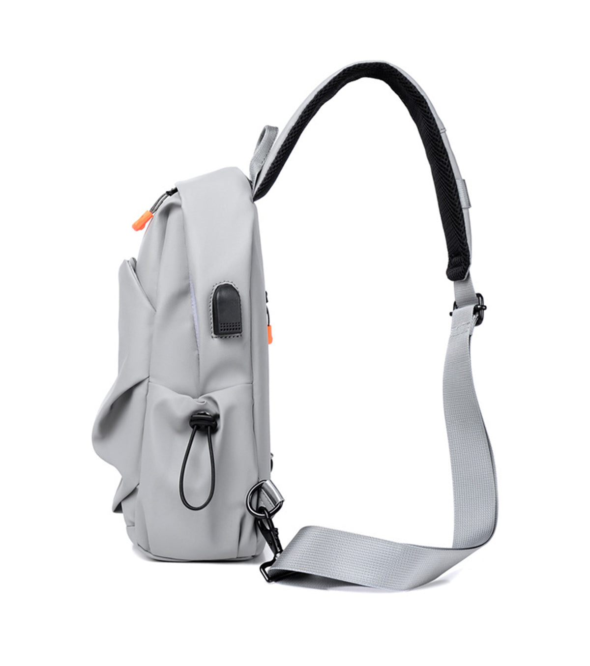 Crossbody Bags Sling Backpack Shoulder Bag Chest Bag Travel Hiking Daypack W/USB Charger Port