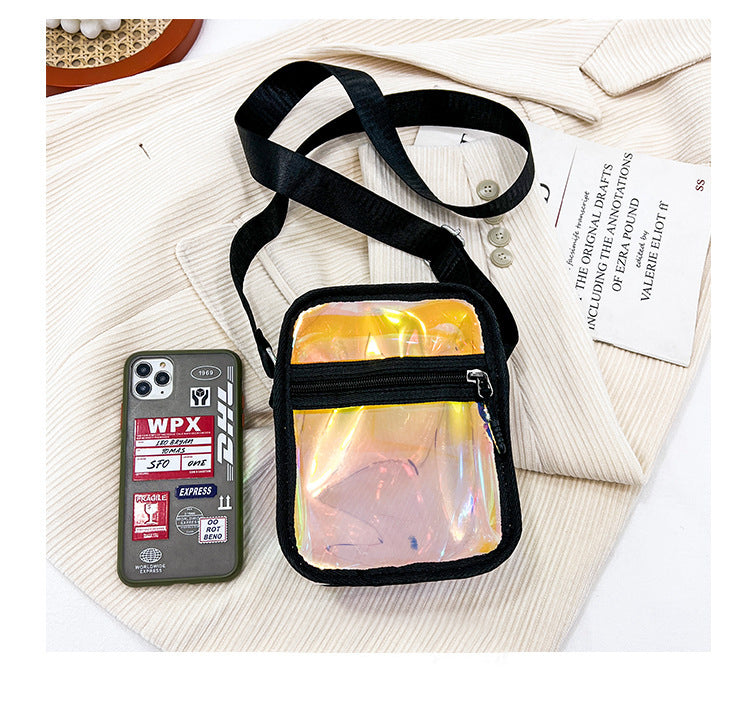 Iridescent Clear Blank Front