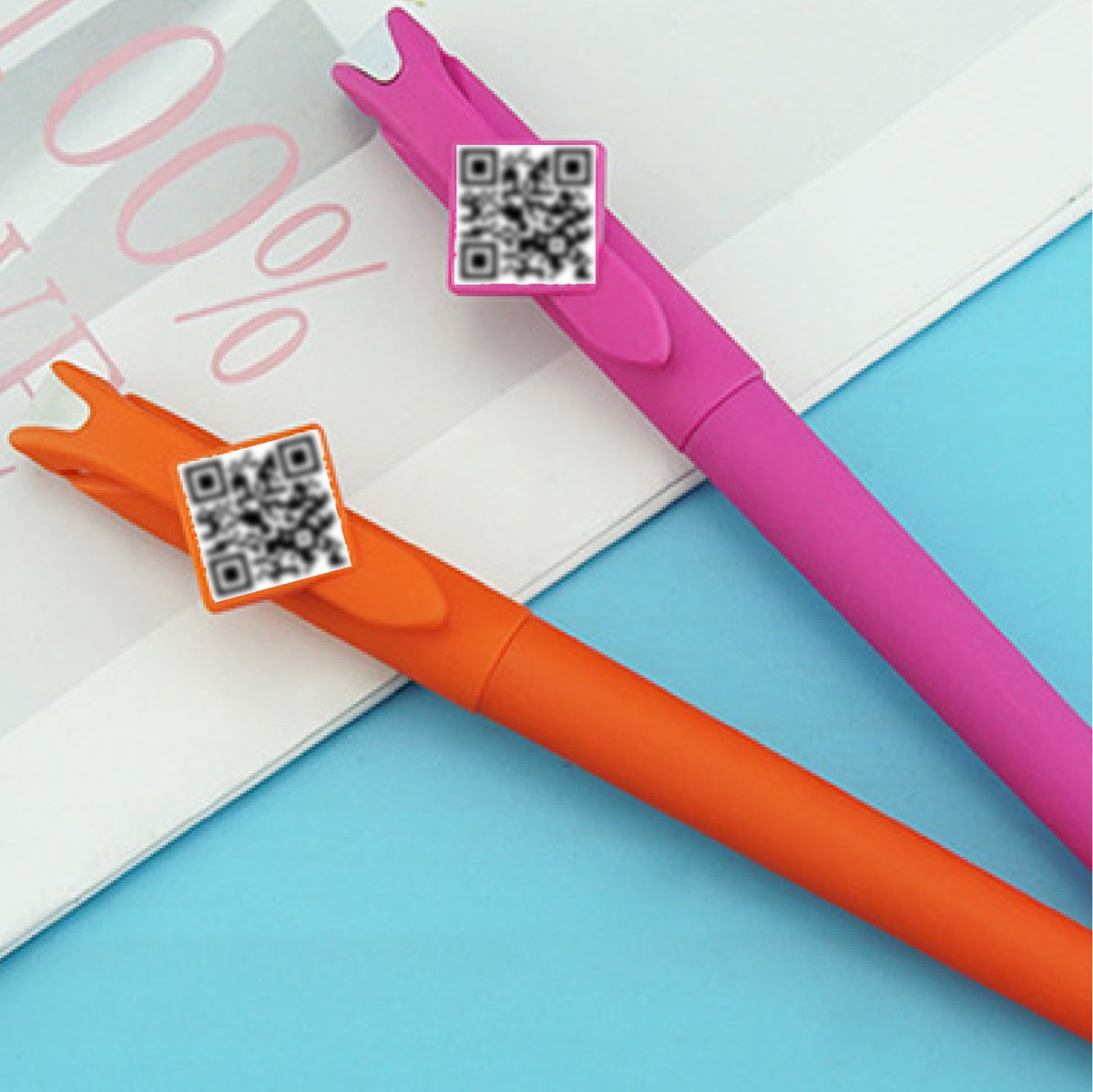 Black Ink Gel Ink Pen QR Code Pen Advertising Pen