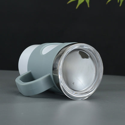13 oz /400ml Coffee Mug Camping Mug Travel Tumbler Cup Insulated Water Bottle with Straw