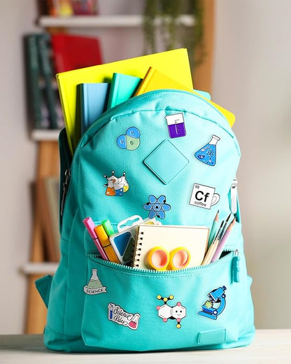 Custom Science Pin Laboratory Pin Cute Enamel Lapel Pin Brooch Pin Badge W/Butterfly Clutch Tie Tack