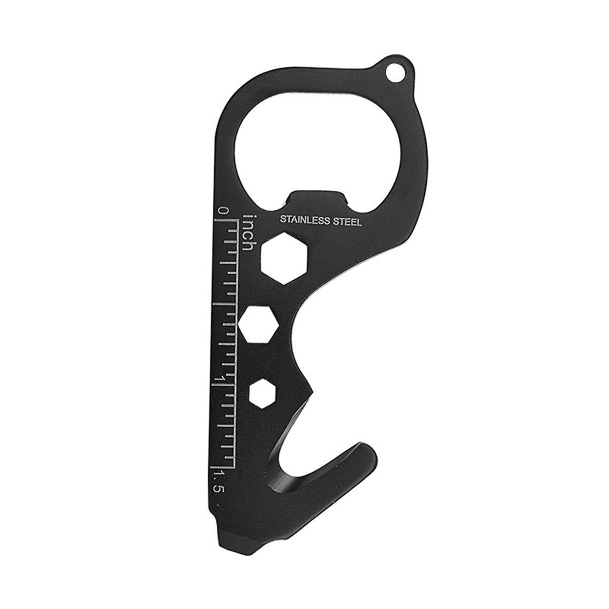 Stainless Steel Hook shaped Multitool Survival Pocket Wallet Tools