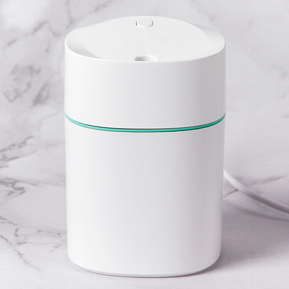 220ml Mini Portable USB Humidifier Cool Mist Humidifier W/LED Light For Bedroom