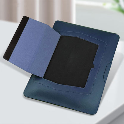 13" PU Leather Laptop Sleeve Case with Stand