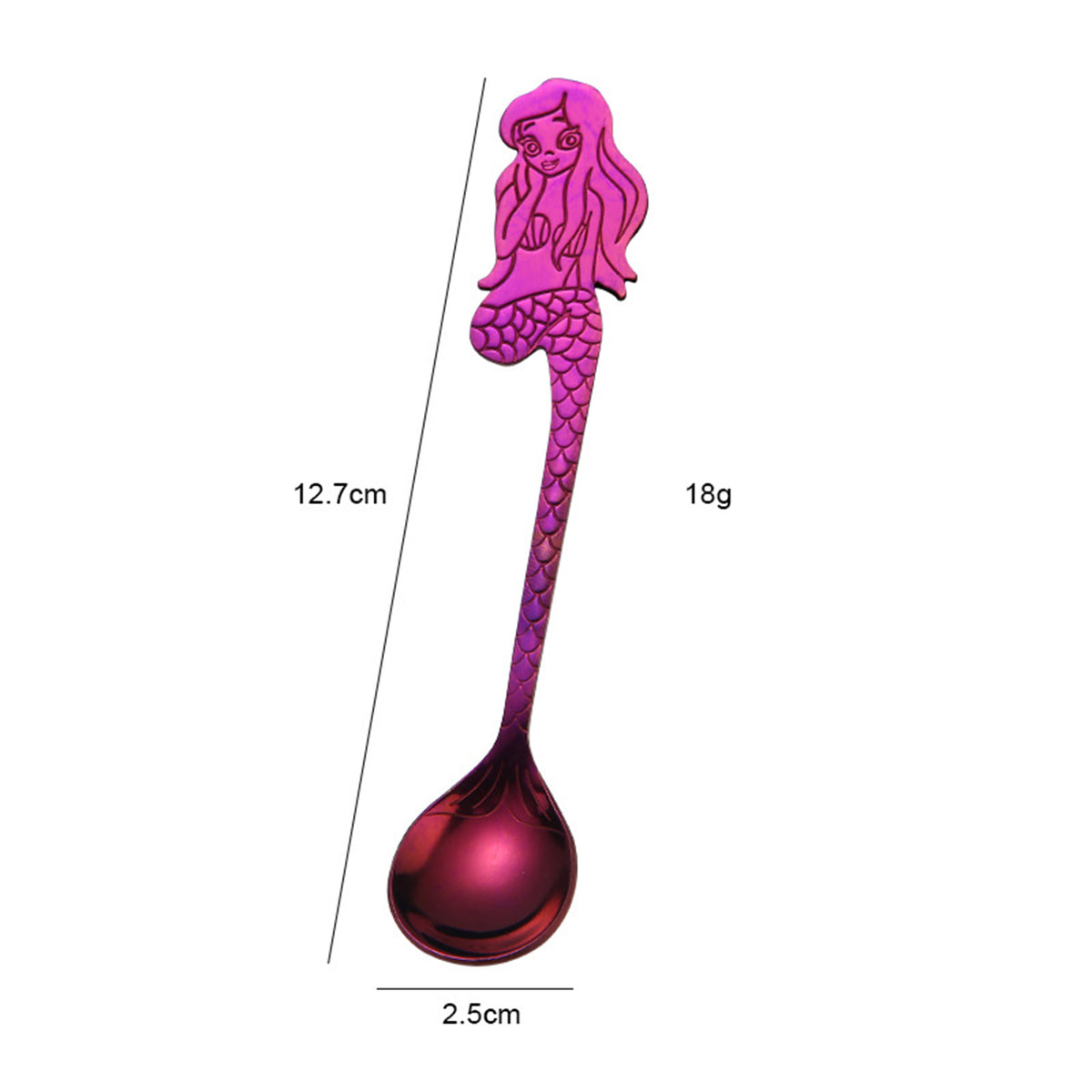 Mermaid Coffee Spoon Stainless Steel Hanging Spoon