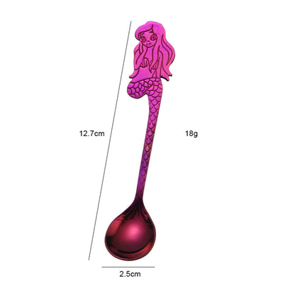 Mermaid Coffee Spoon Stainless Steel Hanging Spoon