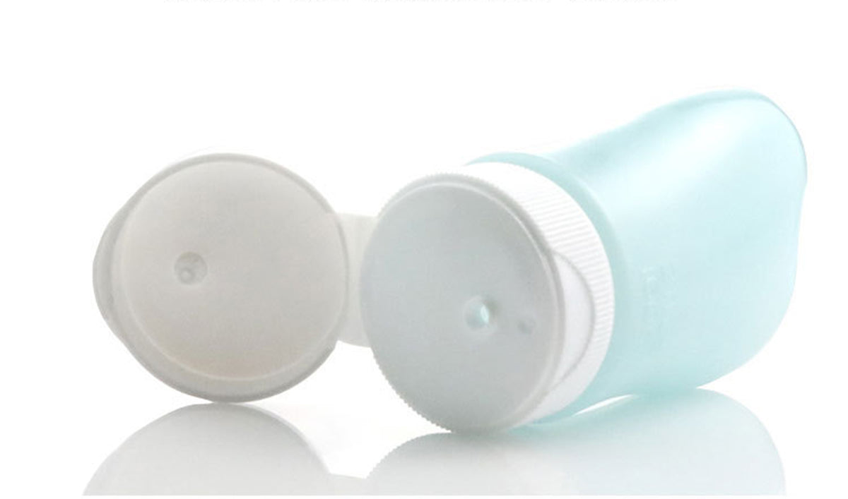 2 OZ Silicone Travel Split Bottles, Travel Size Bottles for Shampoo,Conditioner,Lotion,Toiletries