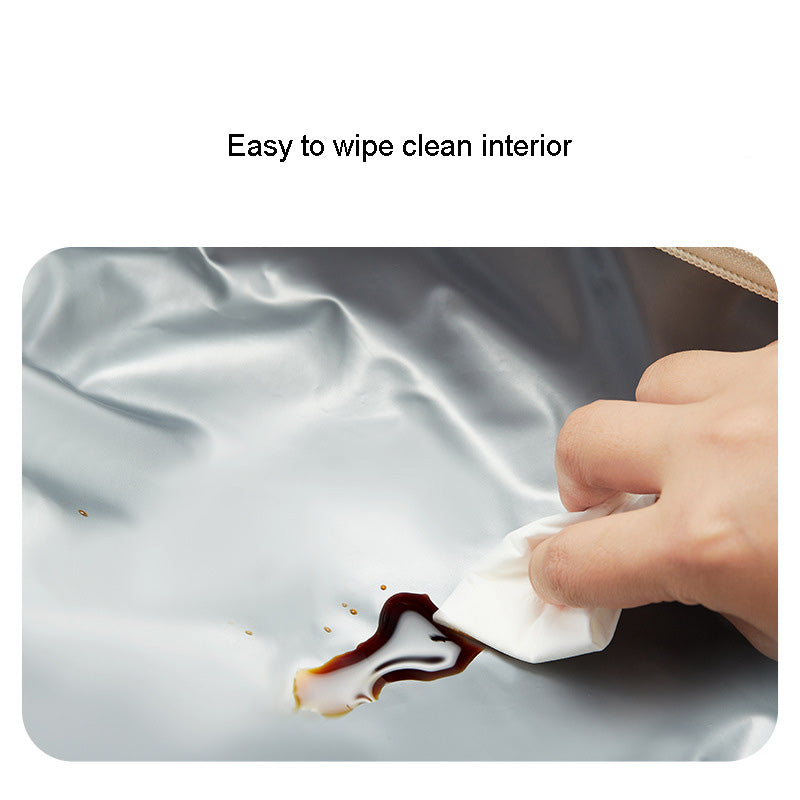 Easy to wipe clean interior