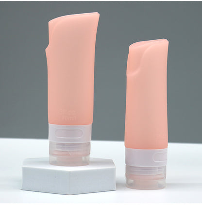 3 OZ Silicone Travel Cosmetics Split Bottles