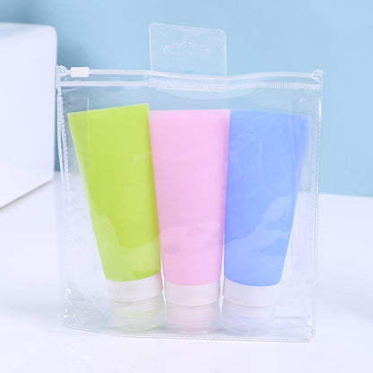 2.7OZ Travel Bottles for Toiletries Set (3 Pcs Set / 80 ML Each)