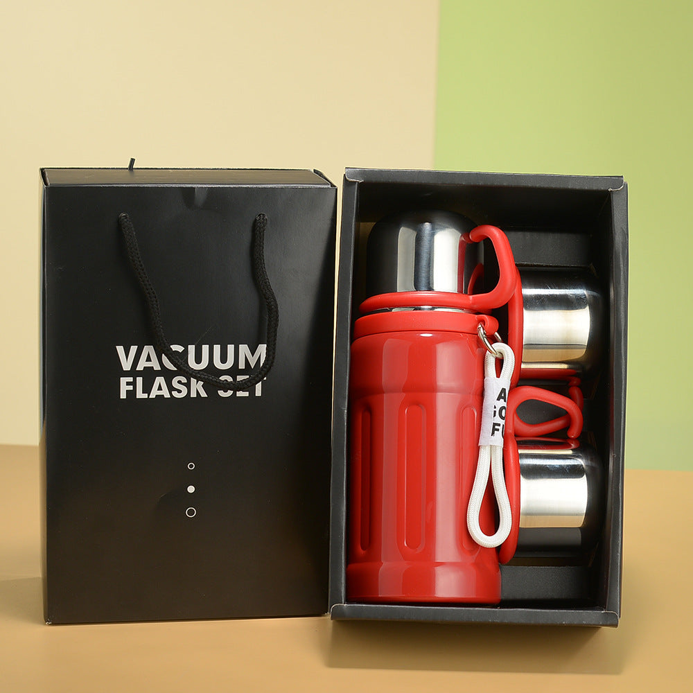20 Oz/600ml 304 Stainless Steel Vacuum Insulated Bottle Thermal Bottle Gift Set